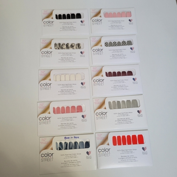Color street NWT Bundle of #10. - Picture 2 of 6